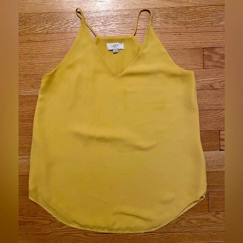 Yellow Loft outlet sleeveless blouse